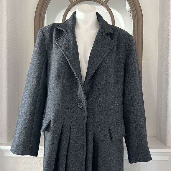 Free People Victoria Flared Wool-Blend Coat, NWT, Size M - Picture 10 of 15